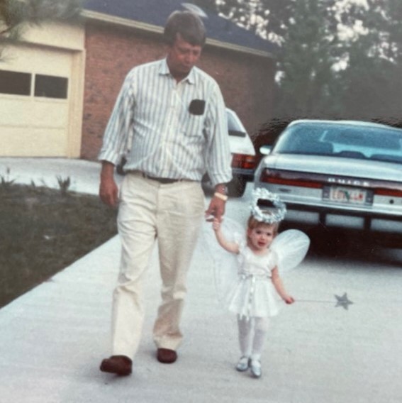Brooke Teal and Grandfather with LLS